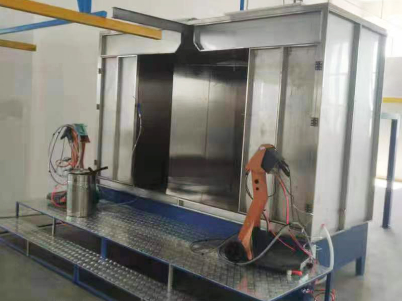 Powder spraying equipment